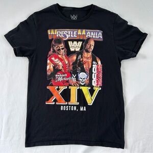 Retro WWE Wrestlemania XIV Shawn Michaels VS Stone Cold Austin 1998 T-Shirt Sz M